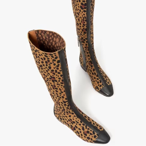 kate spade Shoes - NWB Kate Spade Leopard Knee High Mikayla Boots